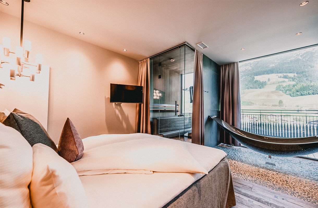 Good Life Resort die Riederalm ****S Zimmerkategorien Luxury Spa Penthouse Leogang