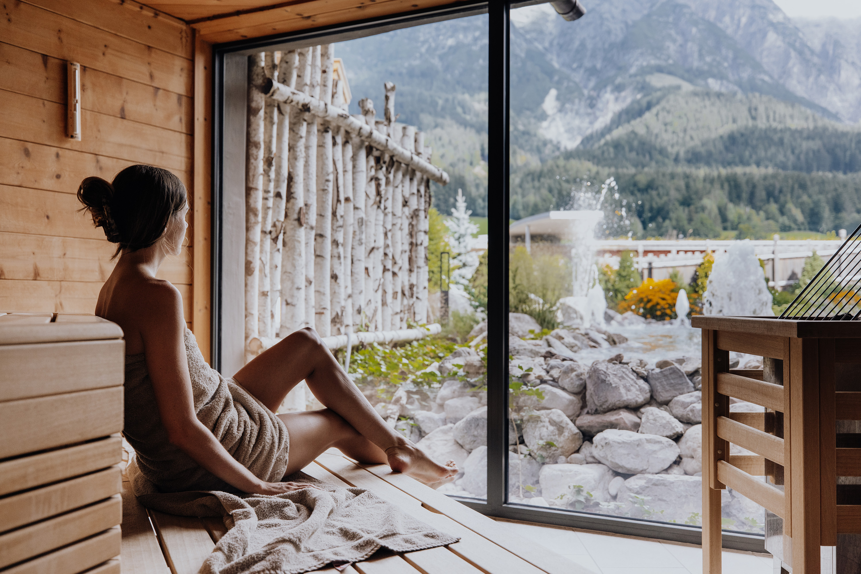 Skihotel: Sauna, Mountain Spa - Good Life Resort die Riederalm ****S