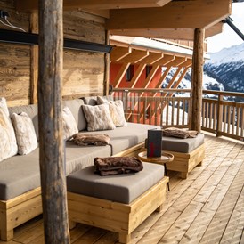 Skihotel: Saunabereich Tiroler Bald - Hotel Alpenfriede