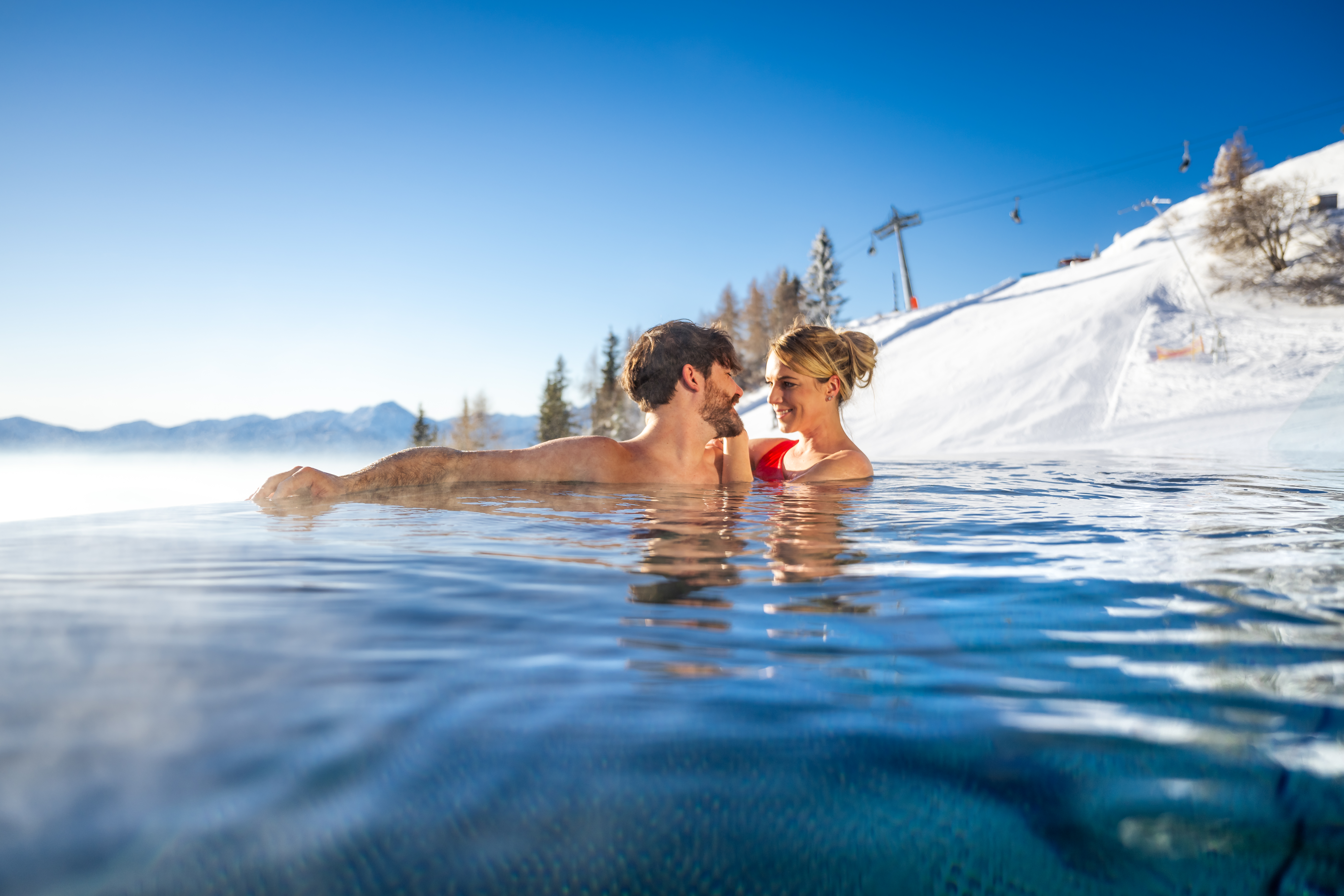 Hotels an der Piste - Rodeln - Österreich - Entspannen im Wellnessbereich - Mountain Resort Feuerberg