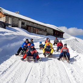 Skihotel: Rodeln Schlittenfahren - Chalets & Apartments Wachterhof