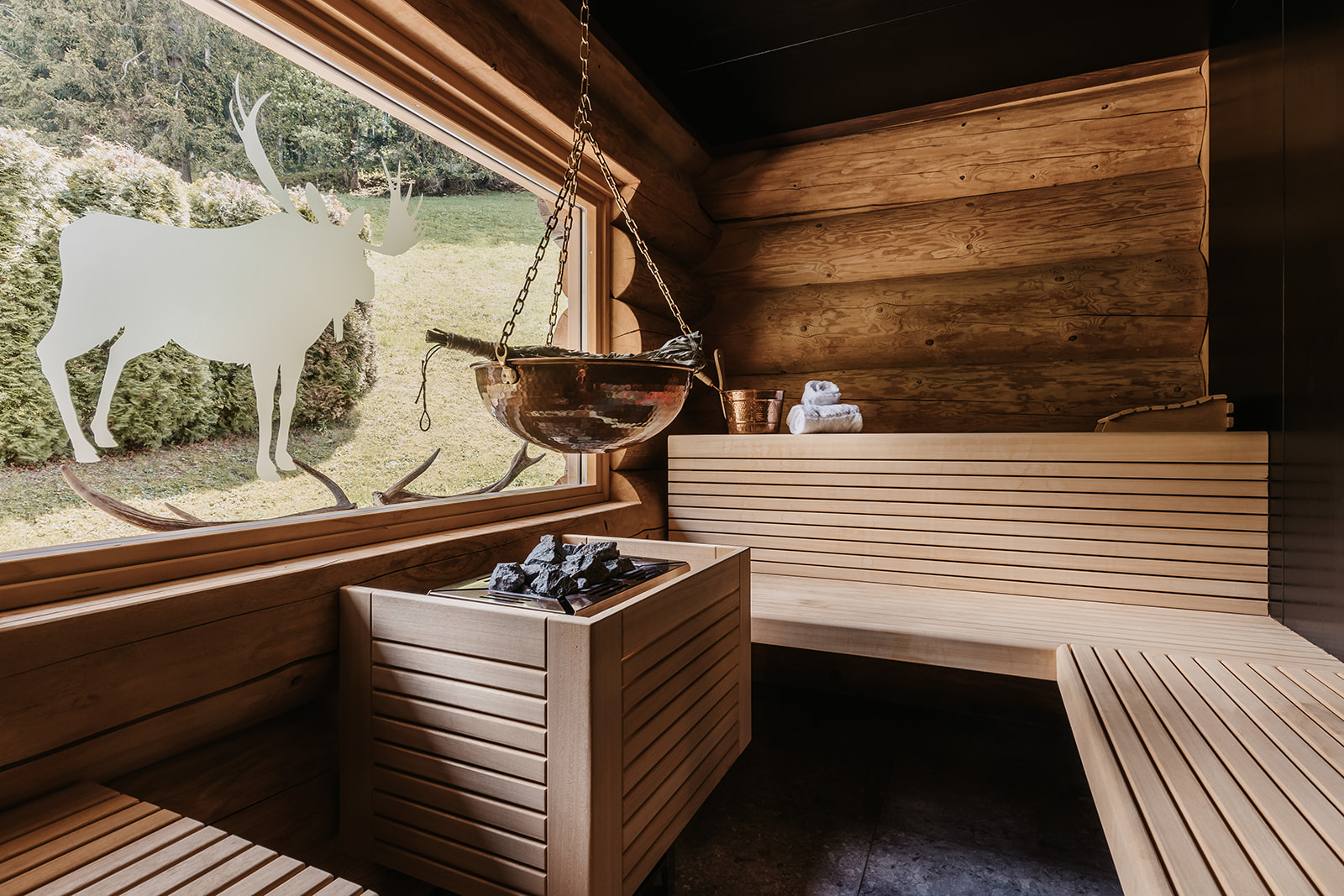 Hotels an der Piste - Sonnenterrasse - Wagrain - Sauna Wild Moose - WoodRidge Luxury Chalets