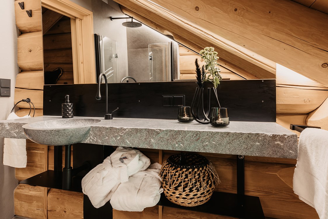Skihotel: Badezimmer Black Bear - WoodRidge Luxury Chalets