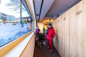 Skihotel: Skikeller - jedes Zimmer hat seinen eigenen Spint - Hotel Gartnerkofel