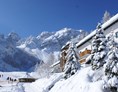 Skihotel: Après Ski vor der Kulisse der Tiroler Kalkkögel - Hotel Lizumerhof