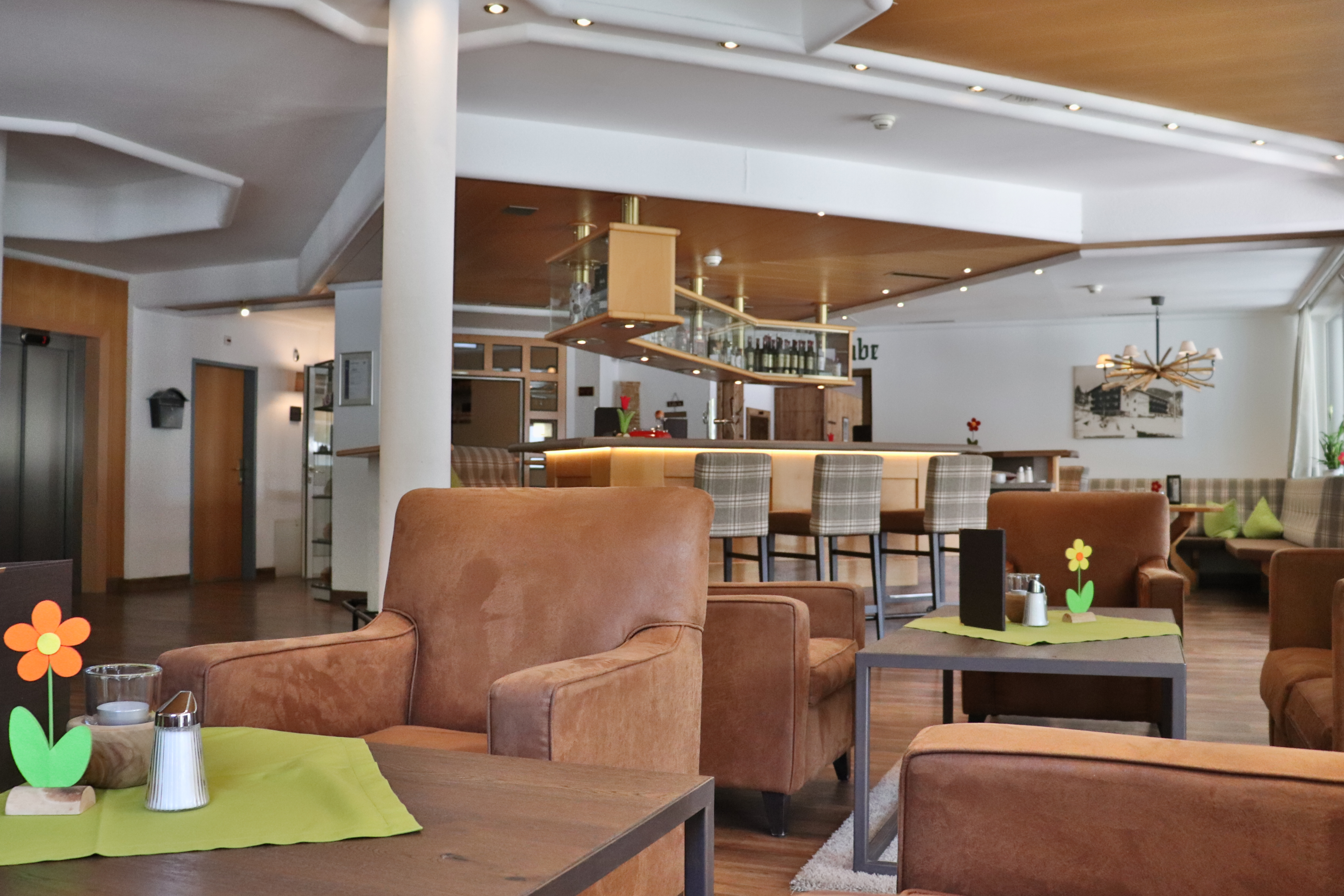 Skihotel: Hotelhalle - Hotel Achentalerhof - Haus | Umgebung, Kulinarik | Restaurant