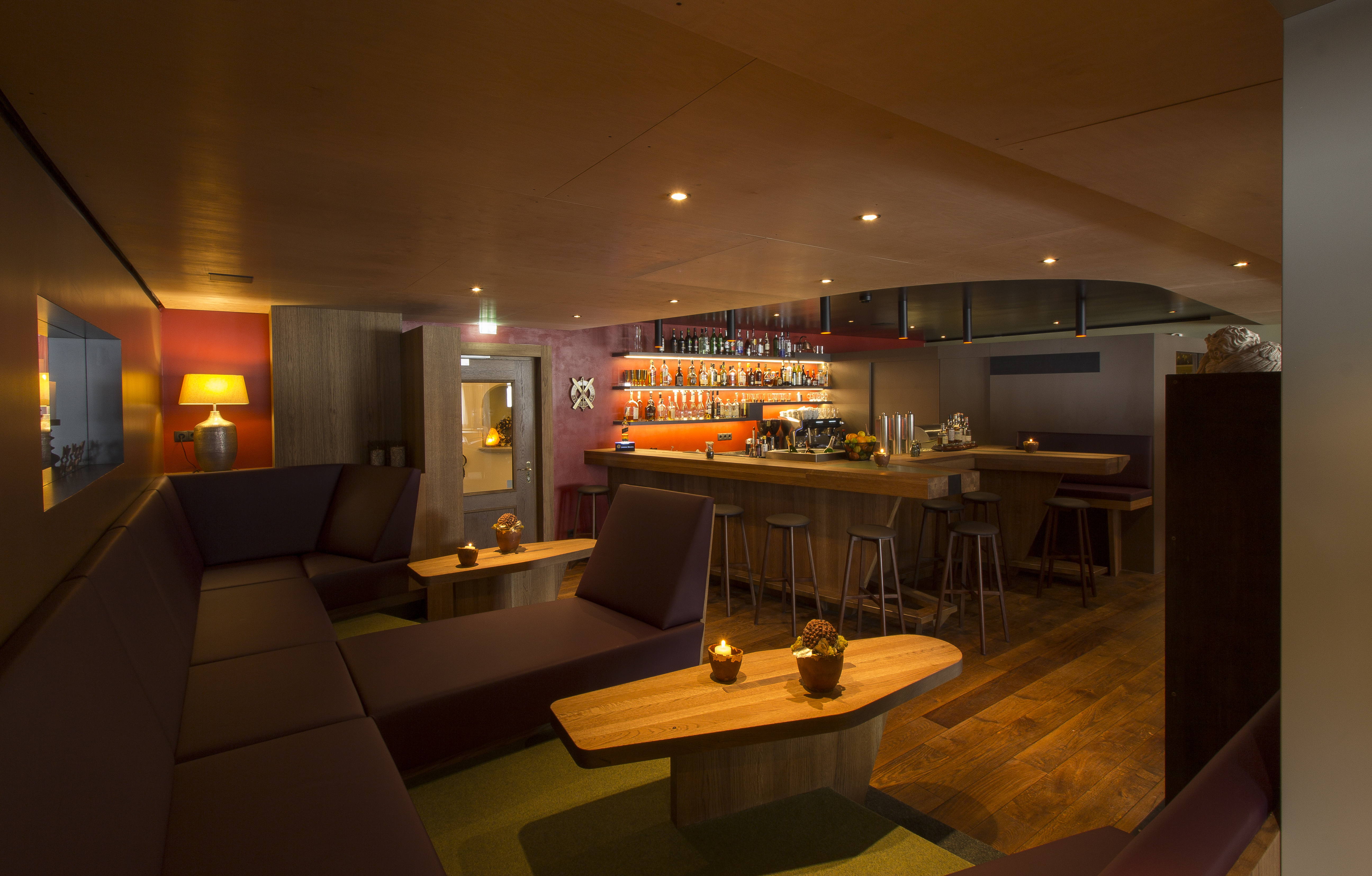 Skihotel: Barbereich - für´s Betthupferl - Hubertushof Wohlfühlhotel