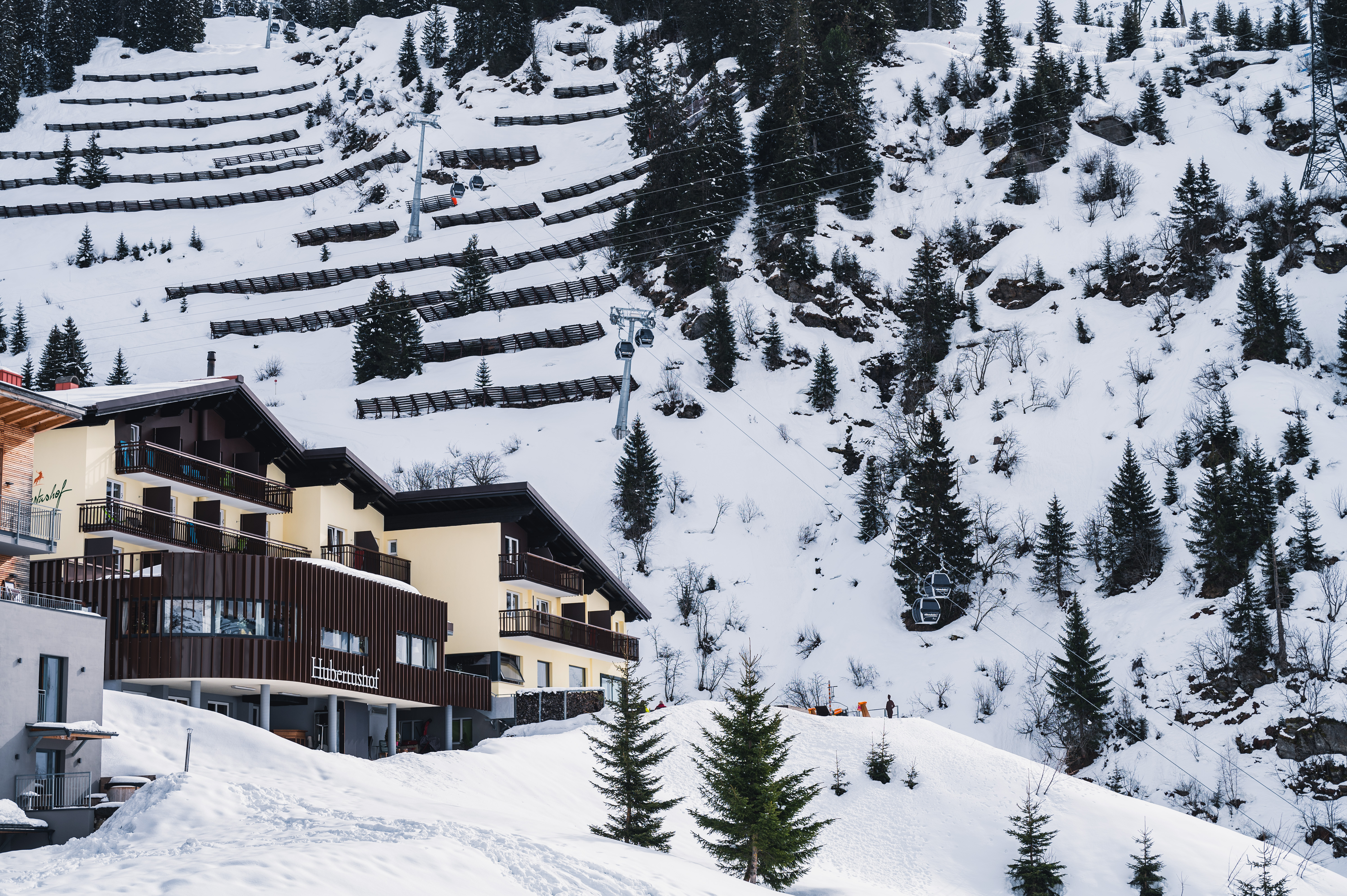 Skihotel: vom Hotel direkt auf die Piste und retour - Hubertushof Wohlfühlhotel