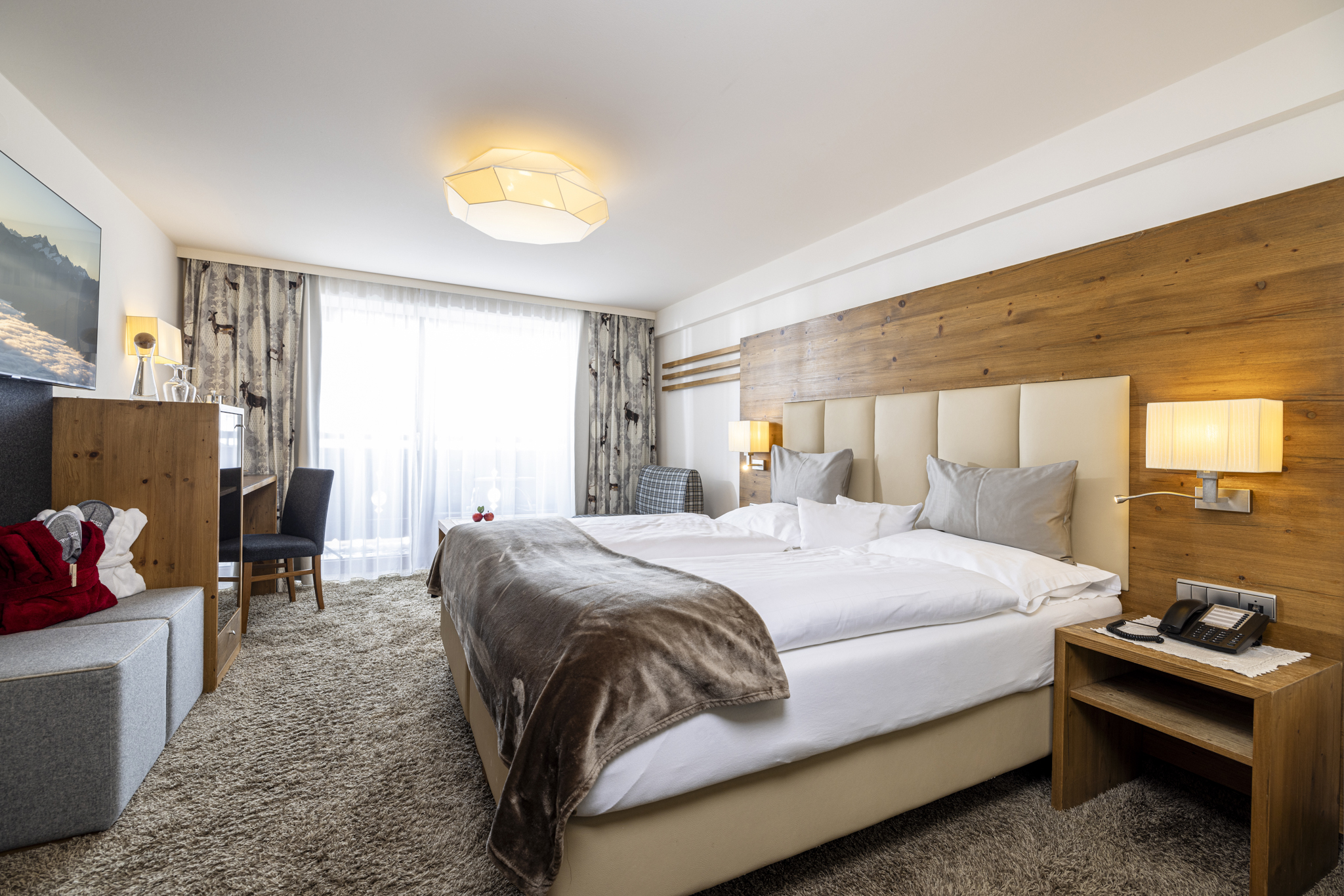 Skihotel: Doppelzimmer "Wandspitze" - VALARA Alpine Art Hotel