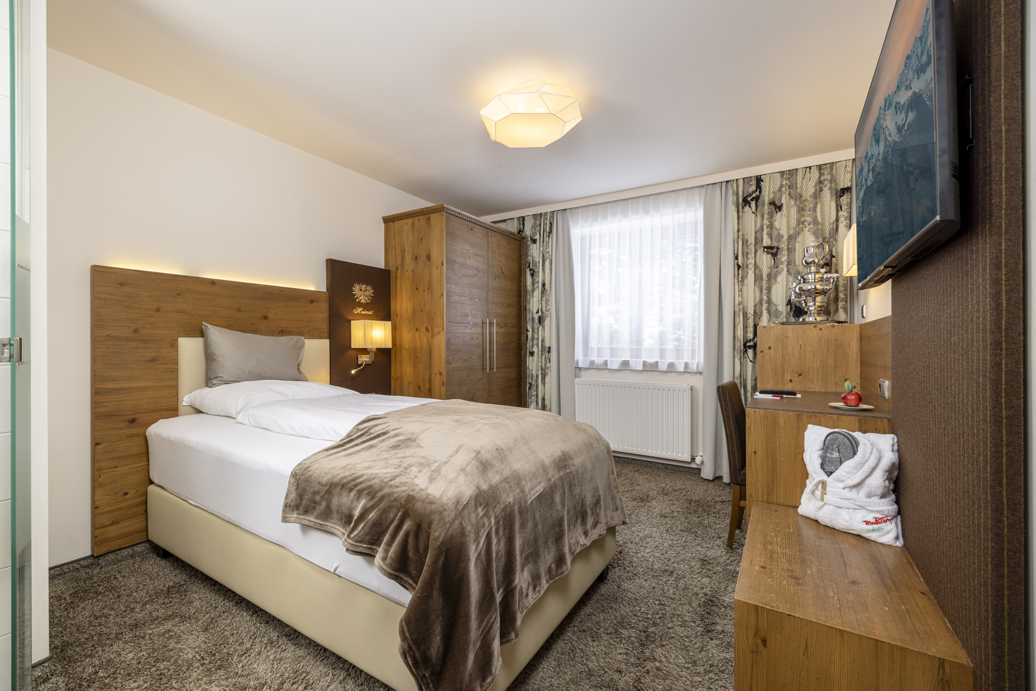 Skihotel: Einzelzimmer "Riffler" - VALARA Alpine Art Hotel