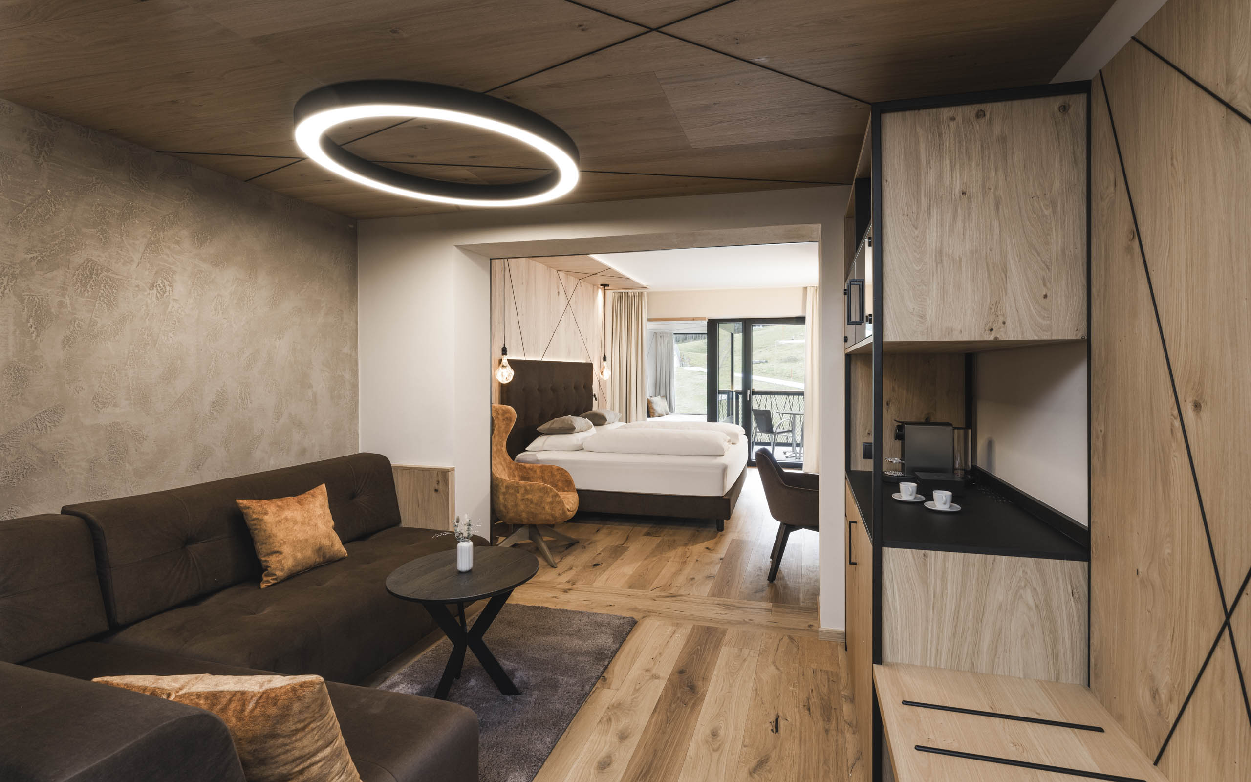 Hotels an der Piste - Verpflegung: Frühstück - Juniorsuite Alpine Dream - VALARA Alpine Art Hotel