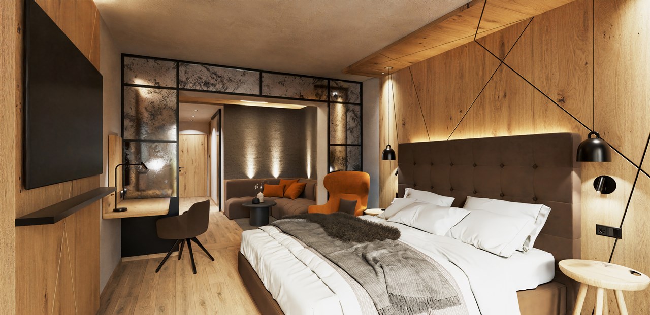 VALARA Alpine Art Hotel Zimmerkategorien Juniorsuite Alpine Living