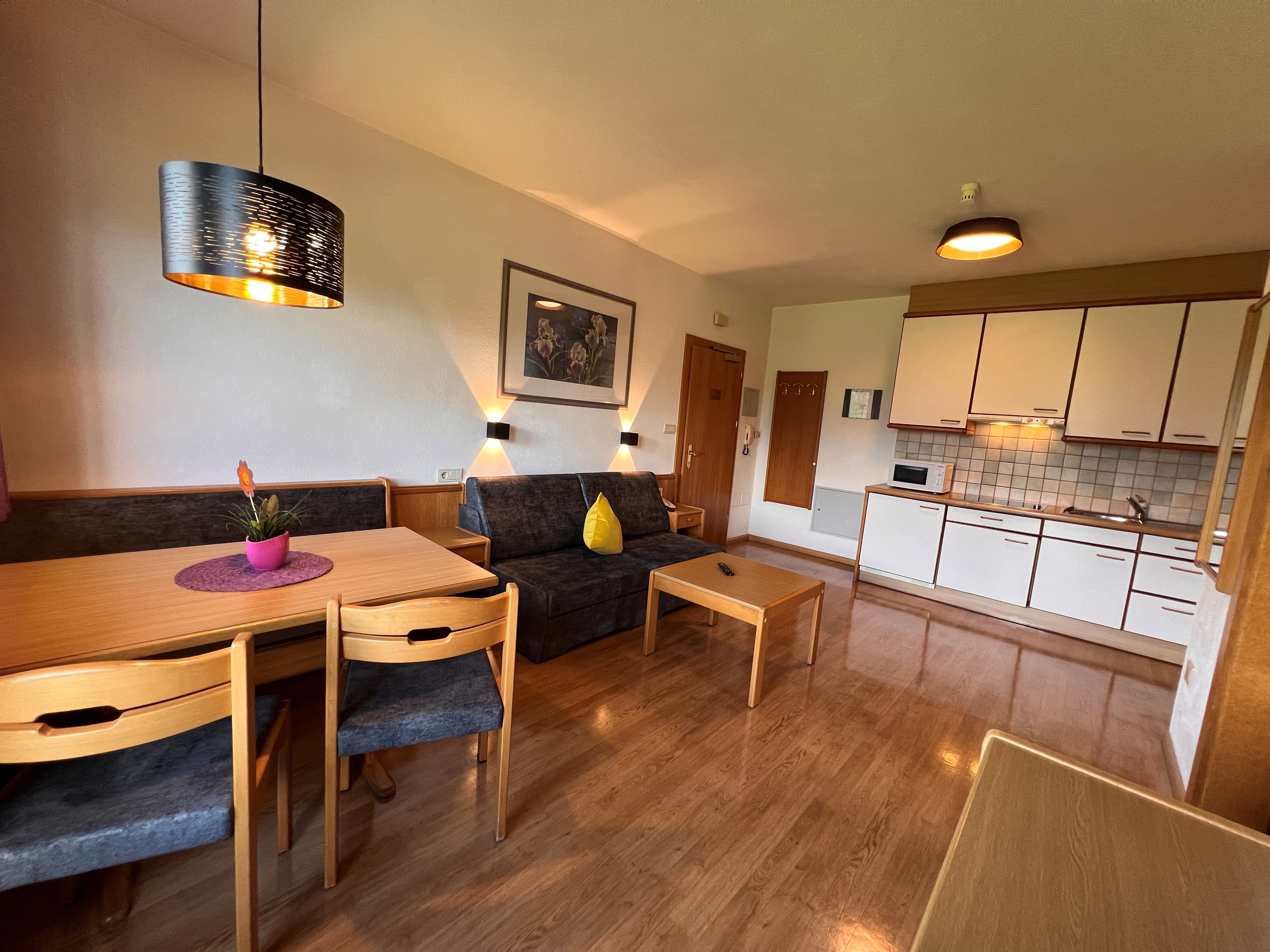 Skihotel: Ferienwohnungen Garni Untermoarhof - Wohnen | Schlafen