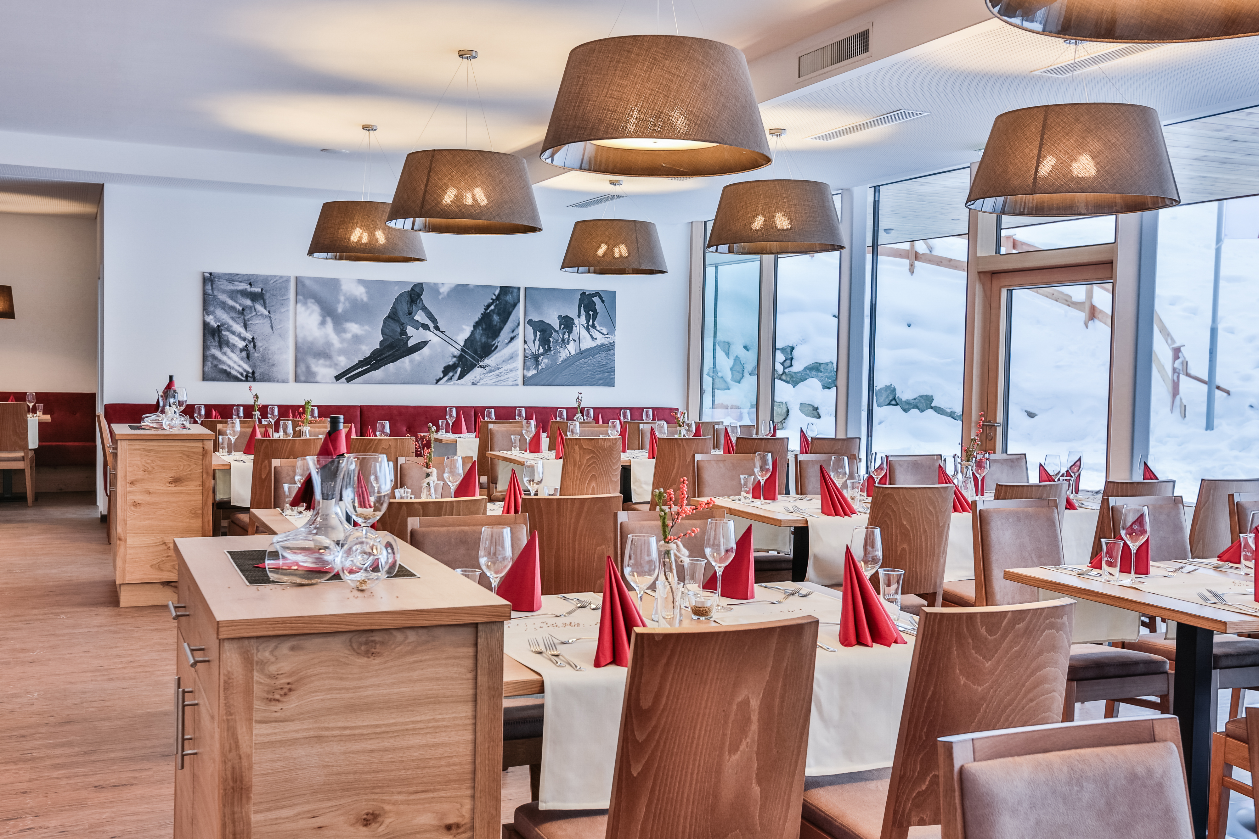 Skihotel: Speisesaal - Hotel Lizum 1600