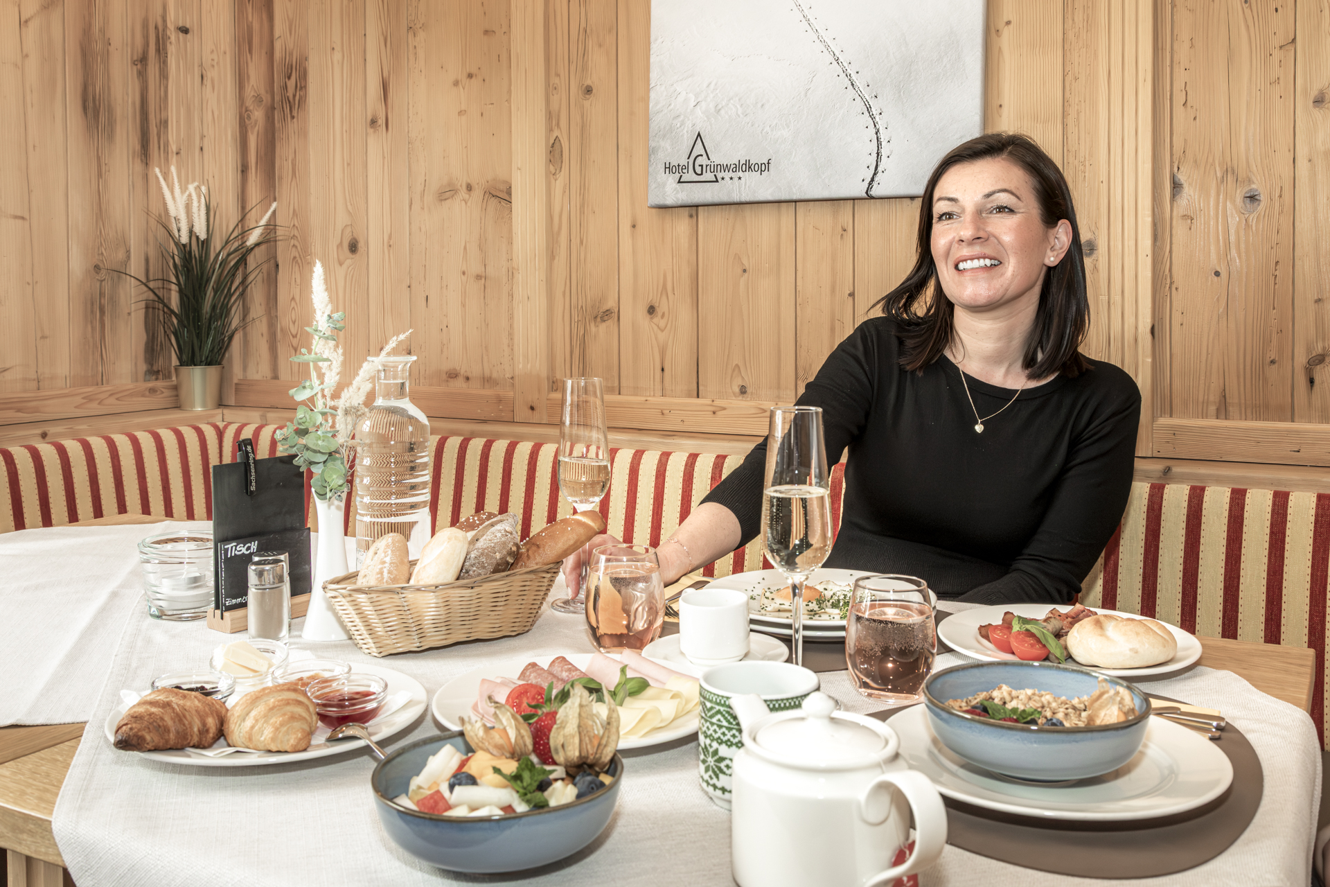 Skihotel: Frühstück Hotel Grünwaldkopf - Hotel Grünwaldkopf - Kulinarik | Restaurant