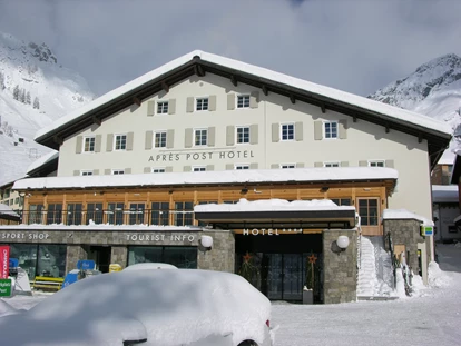 Hotels an der Piste - Skikurs direkt beim Hotel: für Kinder - APRES POST HOTEL Aussenansiicht - APRES POST HOTEL