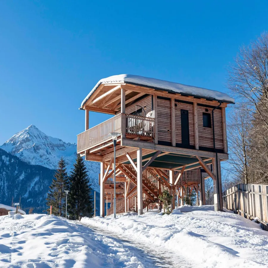 Hotels an der Piste - Kärnten - Premium Baumhaus 1 Schlafzimmer - Camping Glamping Nassfeld by ALPS RESORTS