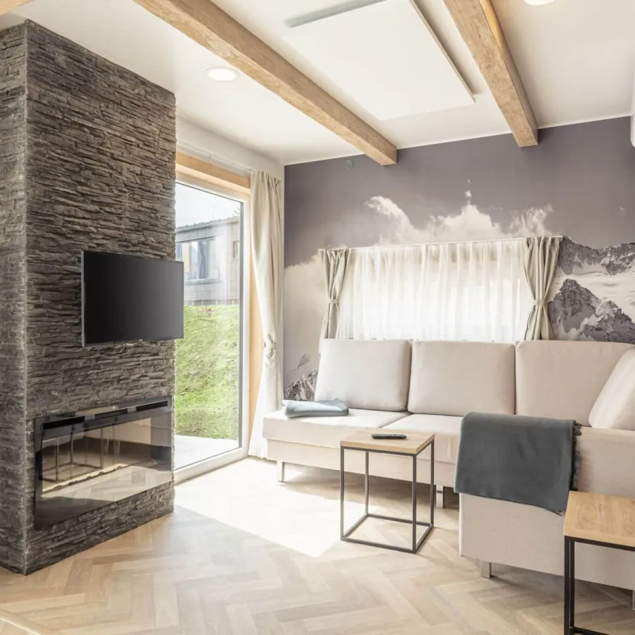 Skihotel: Chalet mit 3 Schlafzimmern Wohnraum - Camping Glamping Nassfeld by ALPS RESORTS