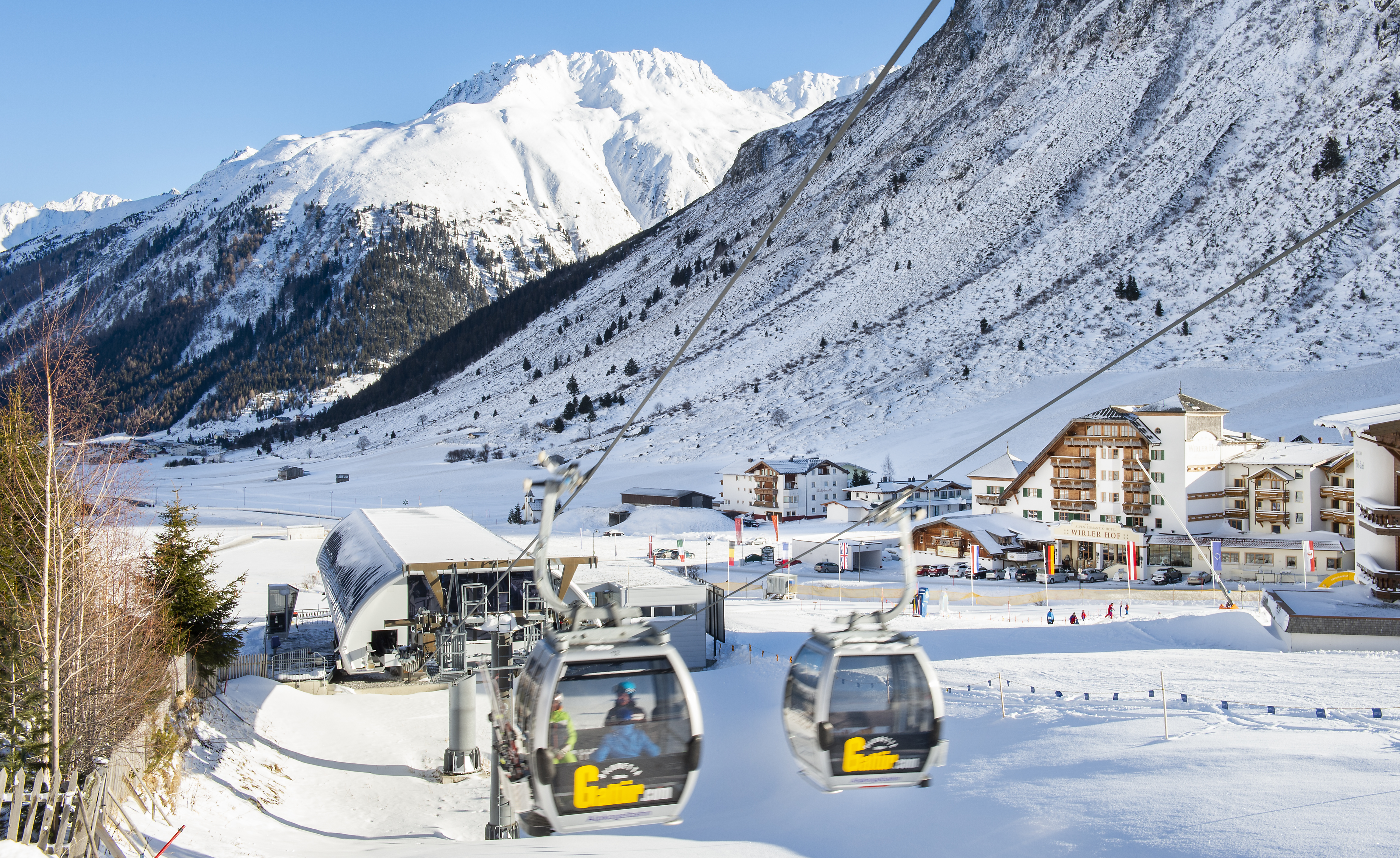 Skihotel: Hotel Wirler Hof - Haus | Umgebung, Ski | Piste