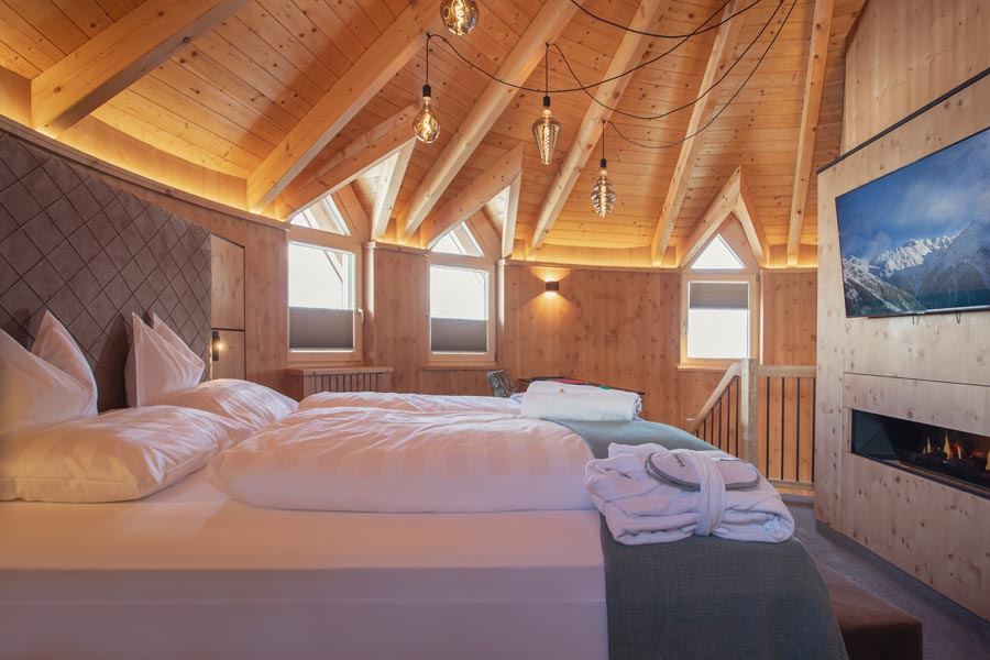 Skihotel Edelweiss Hochsölden Zimmerkategorien Turmsuite Nederkogel