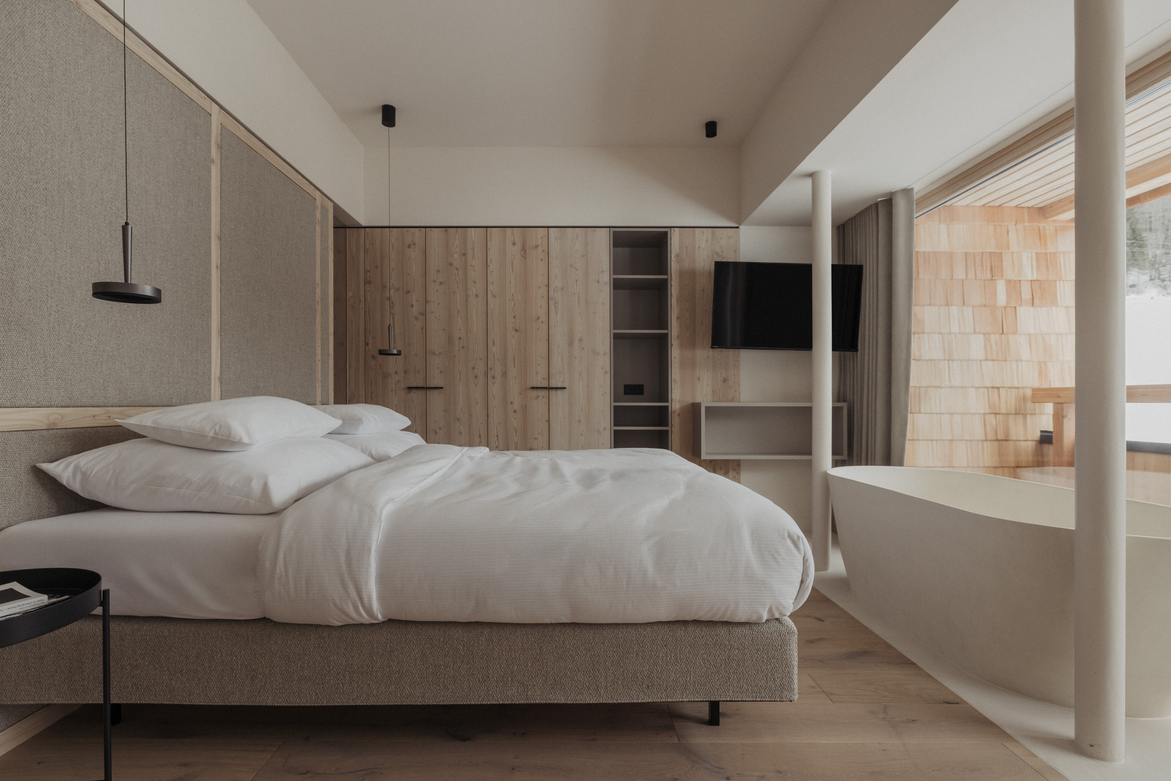 Skihotel: Hotelsuite Gartenblick Schlafzimmer - Hotel Marten