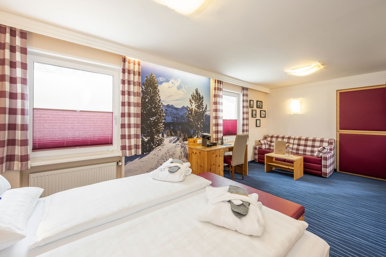 Hotel Alpina Zimmerkategorien Wohnstudio Superior