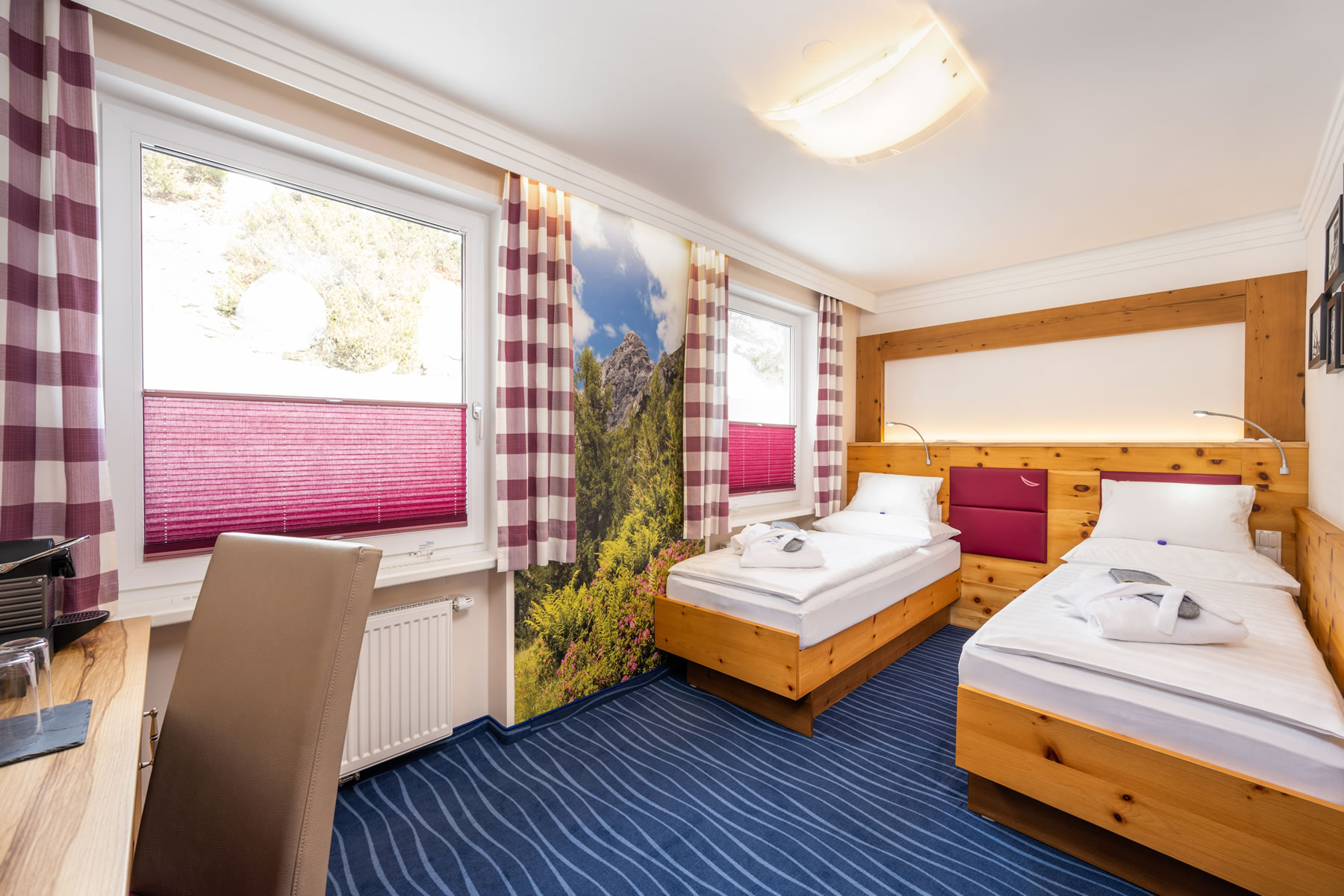 Hotel Alpina Zimmerkategorien Doppel-/Twinbettzimmer