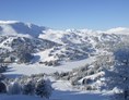 Skihotel: Rundblick auf den Turrachersee mit Hotel Turracherhof - Hotel Turracherhof