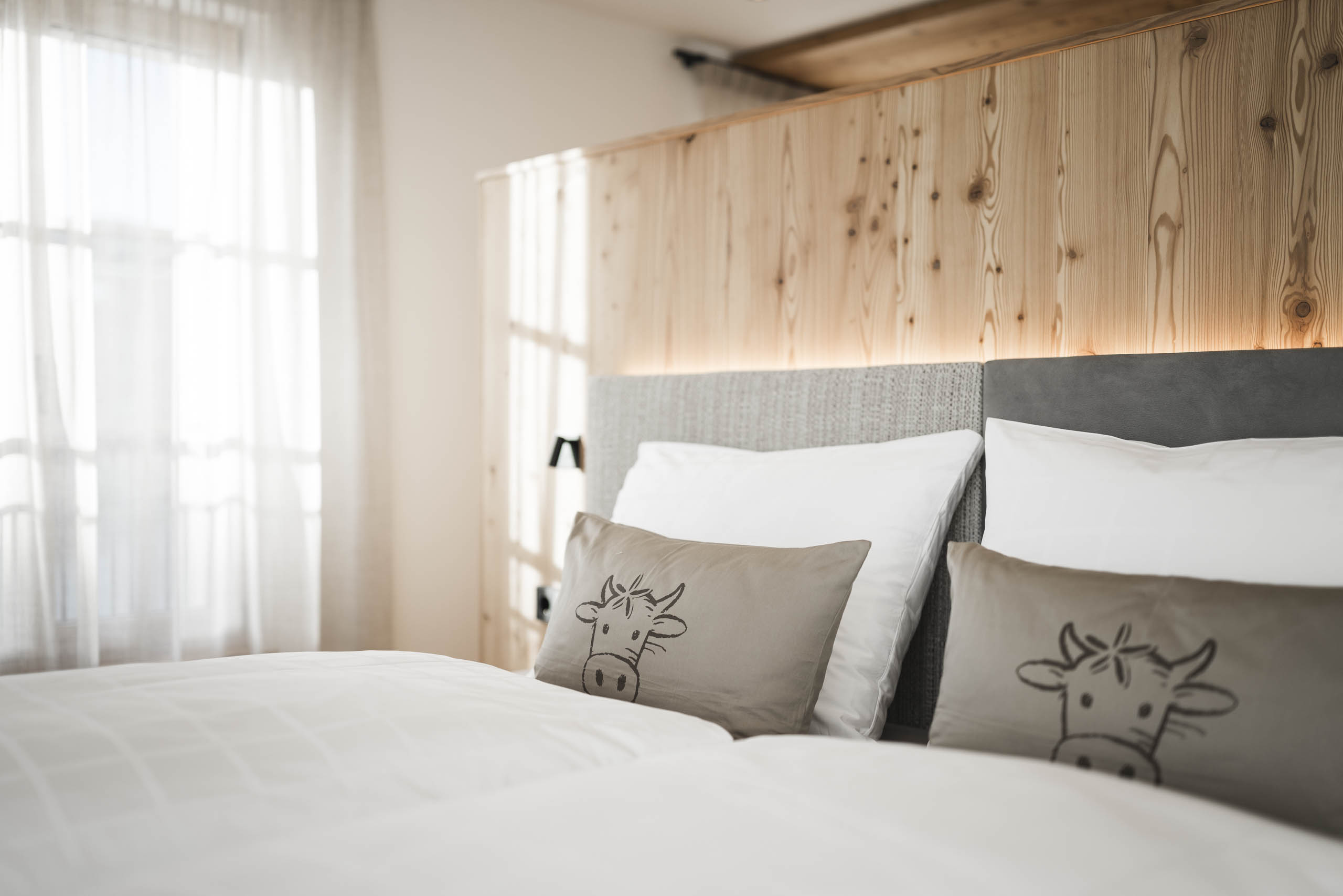 Skihotel: Schlafzimmer - Wieserhof - Wohnen | Schlafen