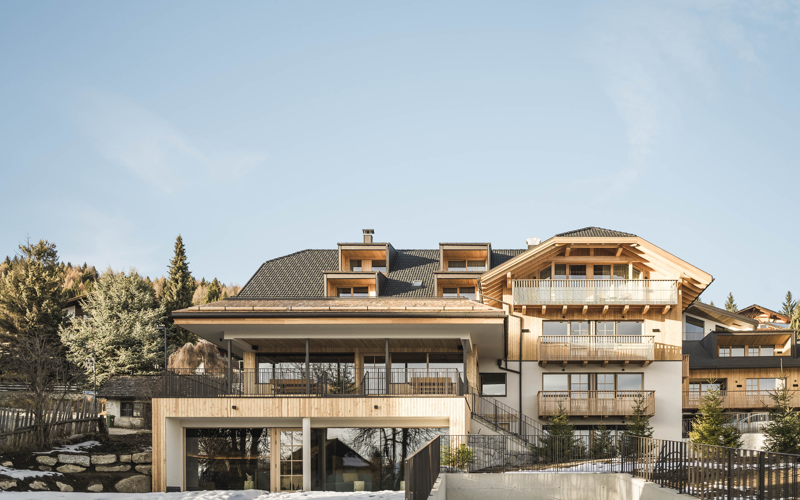 Hotels an der Piste - Meransen - Gebäudeansicht - Wieserhof