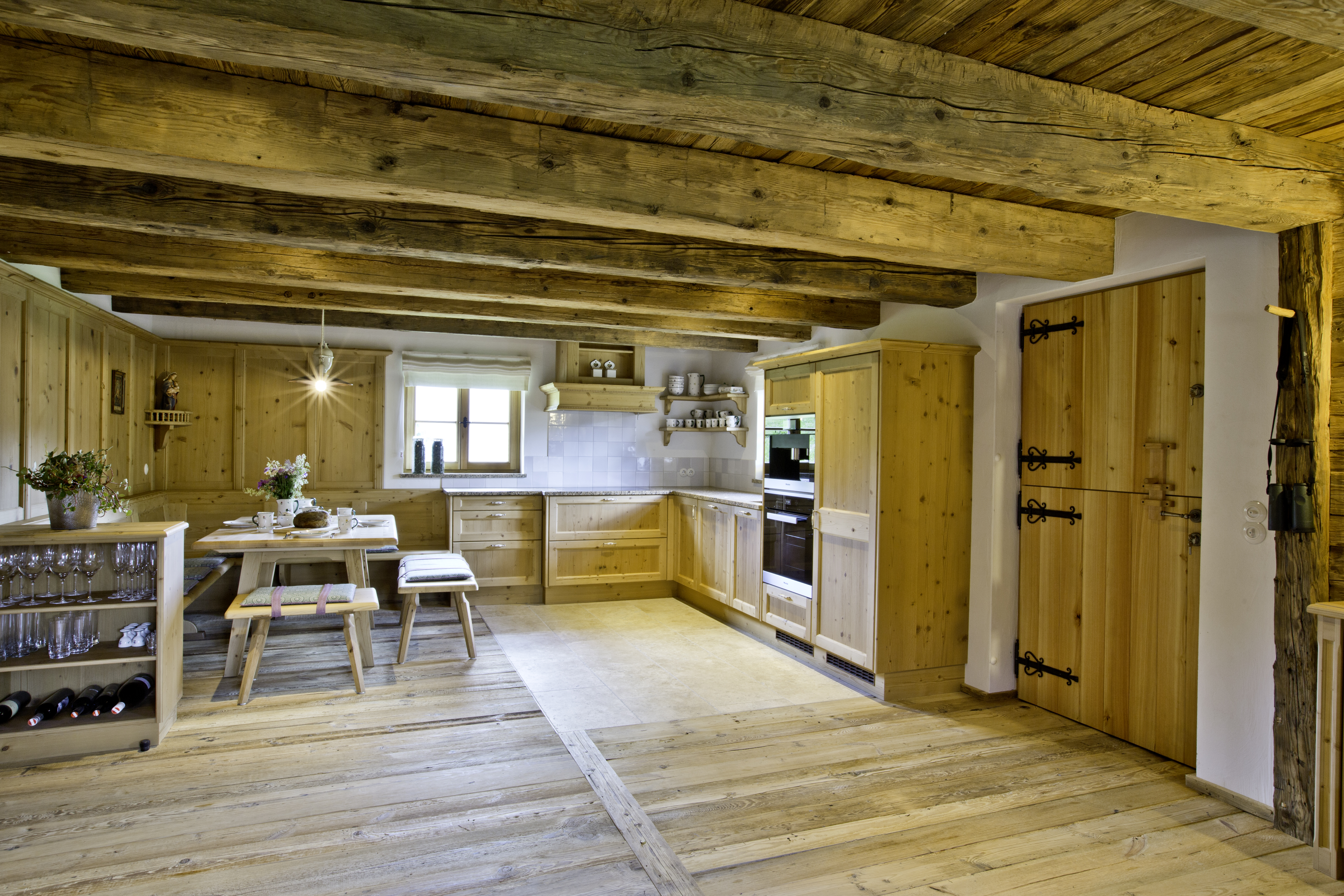 Hotels an der Piste - geführte Skitouren - Saalbach Hinterglemm - Chalet Martenalm