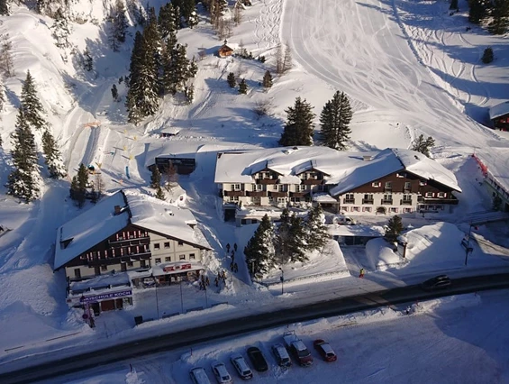 Skihotel: Hotel Koch direkt an der Piste.  - Hotel Koch