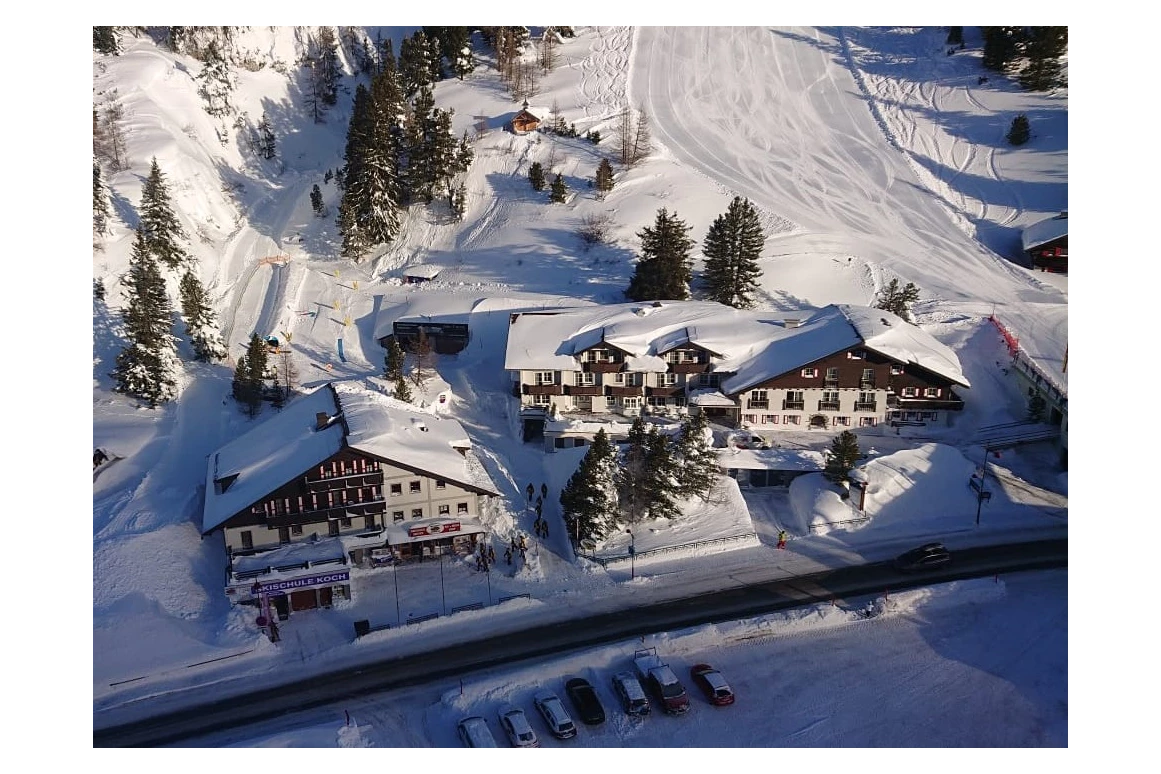 Skihotel: Hotel Koch direkt an der Piste.  - Hotel Koch