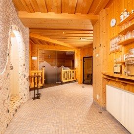 Skihotel: Wohlfühloase mit Finnischer Sauna, Biosauna, Dampfbad und Infrarotkabine - Kinder- & Gletscherhotel Hintertuxerhof