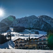 Skihotel - Winteransicht Hotel - Landhotel-Gasthaus Traunstein