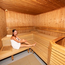 Skihotel: Wellnessbereich mit Sauna
Foto: Niki Pommer) - Familienhotel Berger ***superior