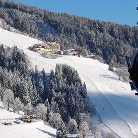 Skihotel: Direkt an der (roten) Piste
der Schmittenhöhe - Berghotel Jaga-Alm