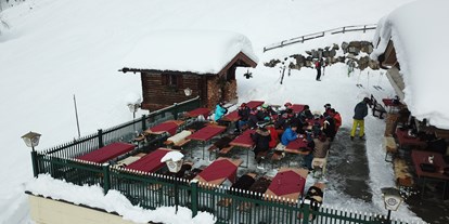 Hotels an der Piste - Hunde: hundefreundlich - Salzburg - Unser Terrasse ist für jede Skifahrer geöffnet - Berghotel Jaga-Alm