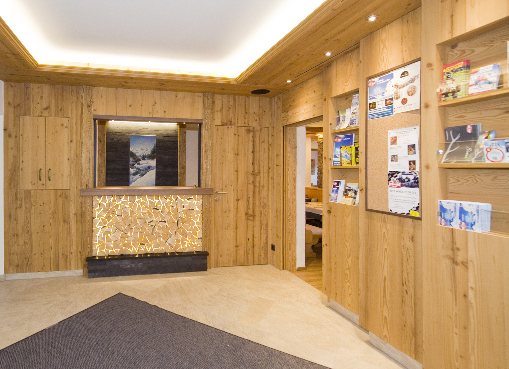 Skihotel: Eingangsbereich Birkengof - Hotel Birkenhof