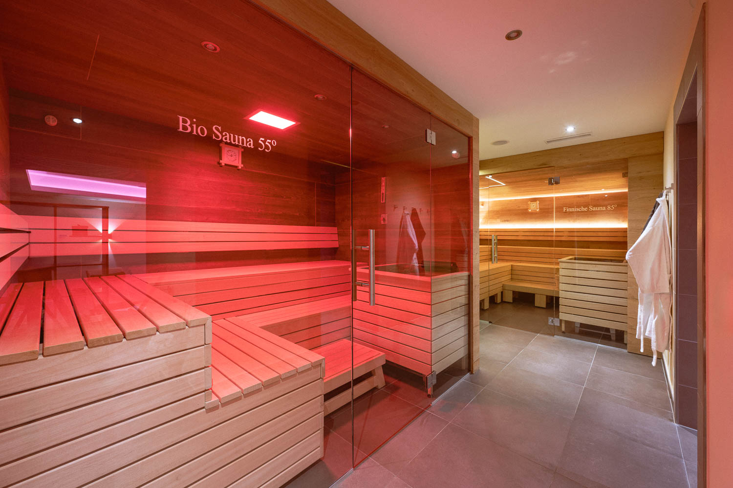 Skihotel: Unser kleiner, aber feiner Wellnessbereich - Hotel Bachschmied - Wellness | Spa