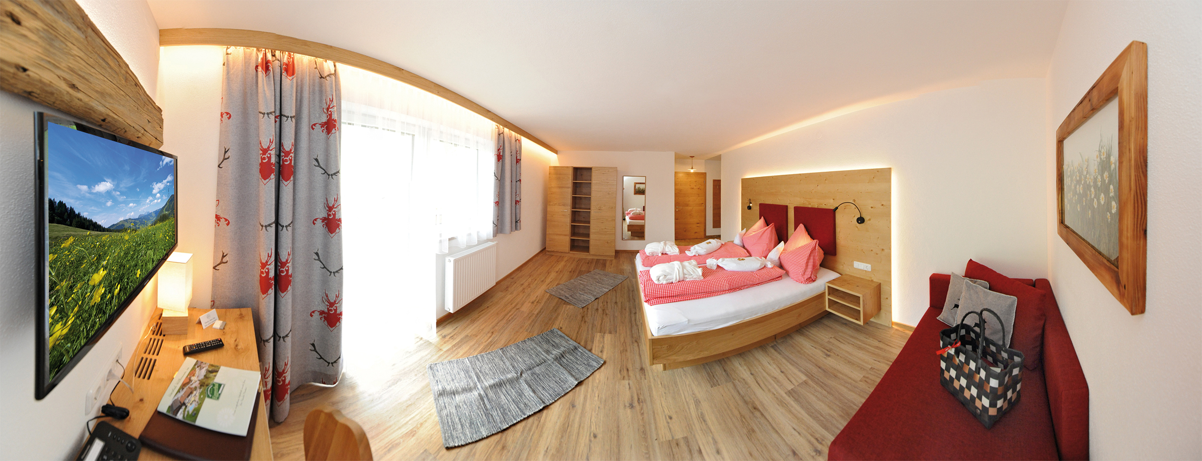 Hotels an der Piste - Verpflegung: Halbpension - Saalbach Hinterglemm - Doppelzimmer Forsthaus - Der Eggerhof 