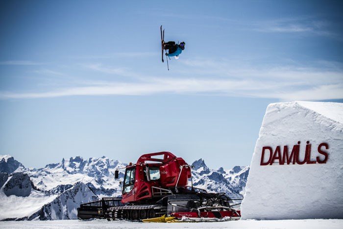 Skihotel: Snowpark Damüls  - Hotel Garni Alpina