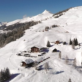 Skihotel: Unser Haus im Skigebiet - Almhotel Fichtenheim