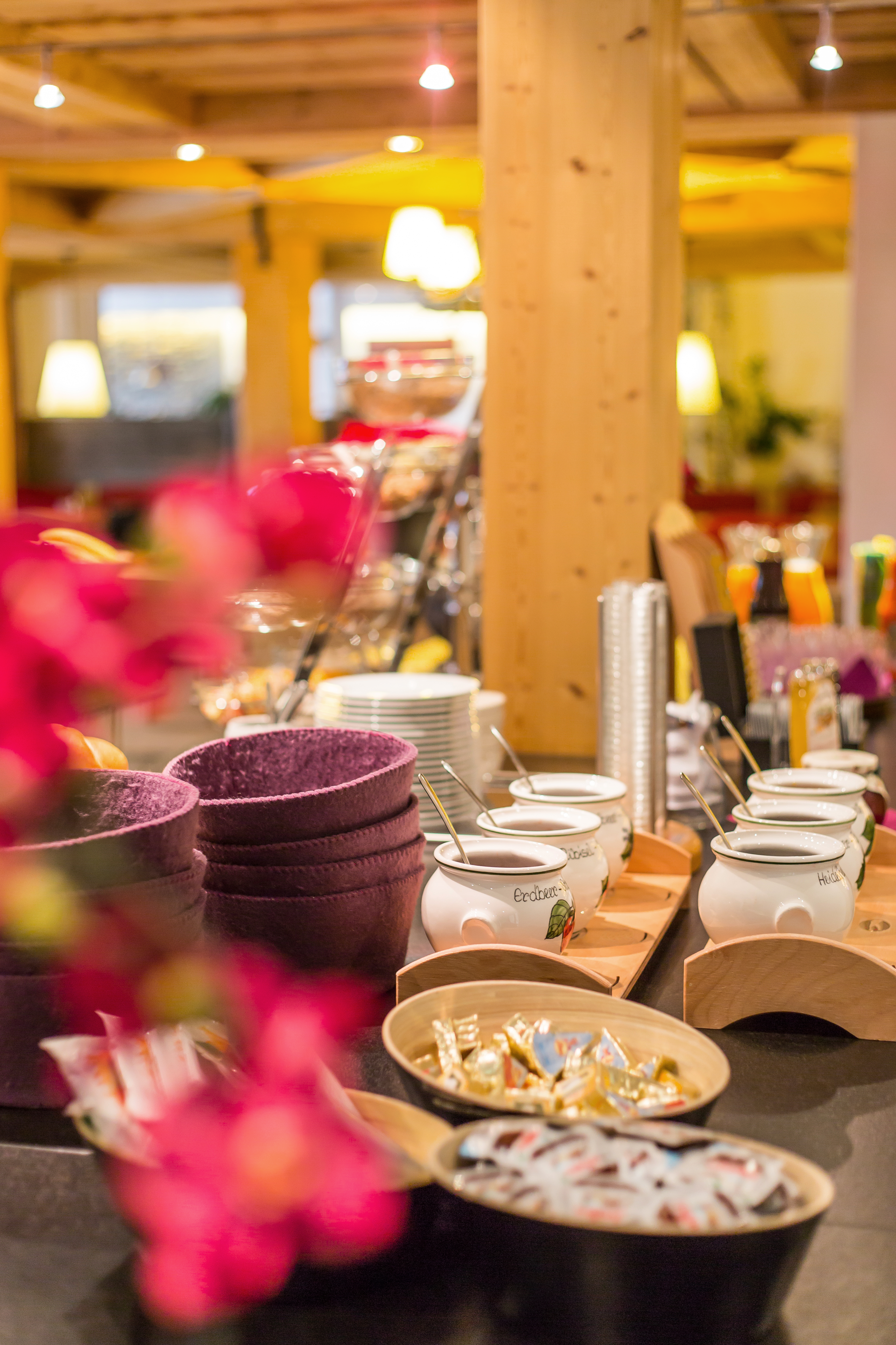 Skihotel: Frühstücksbuffet - Hotel Bacher Asitzstubn