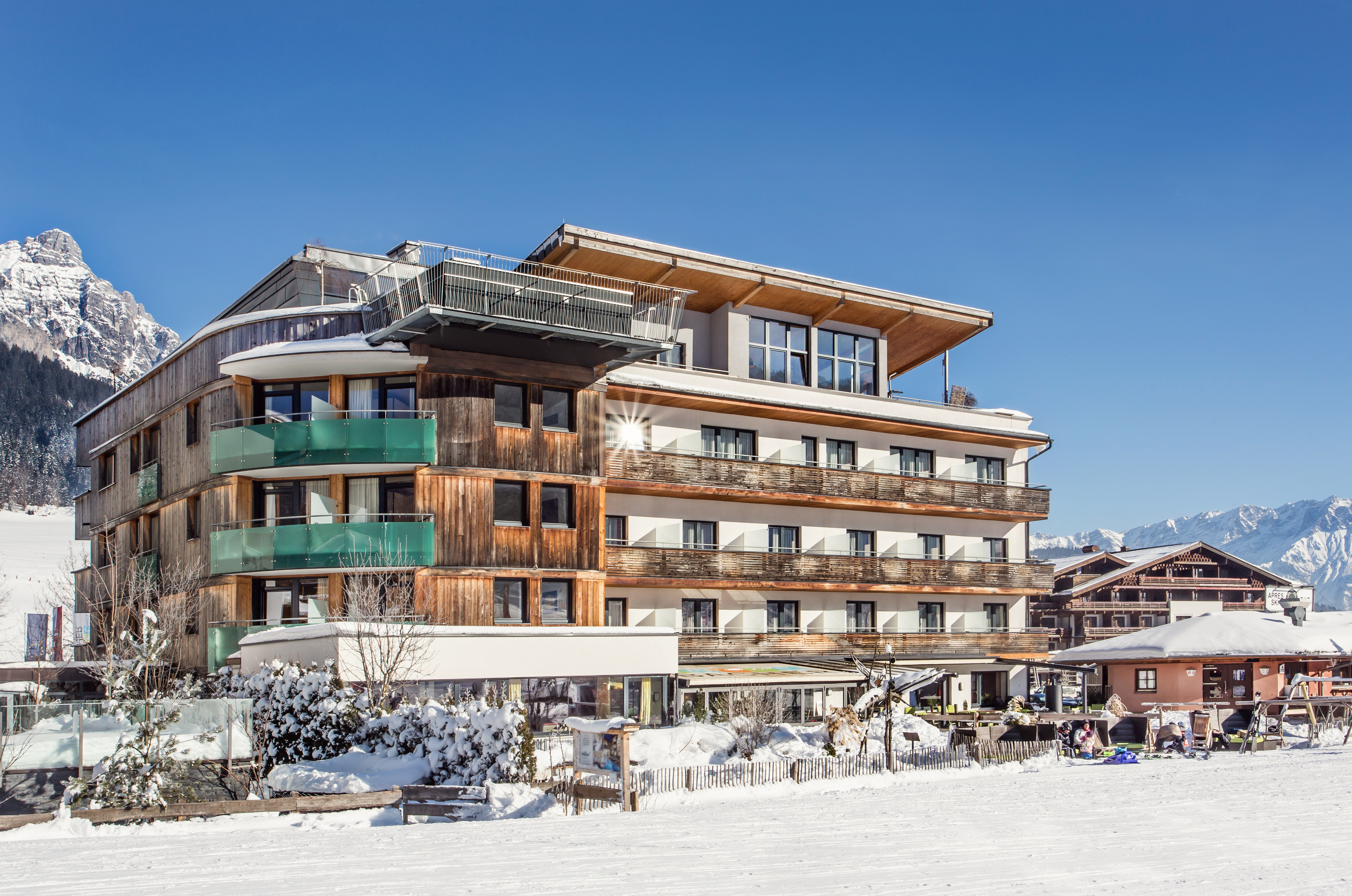 Skihotel: Aussenansicht  - Hotel Bacher Asitzstubn