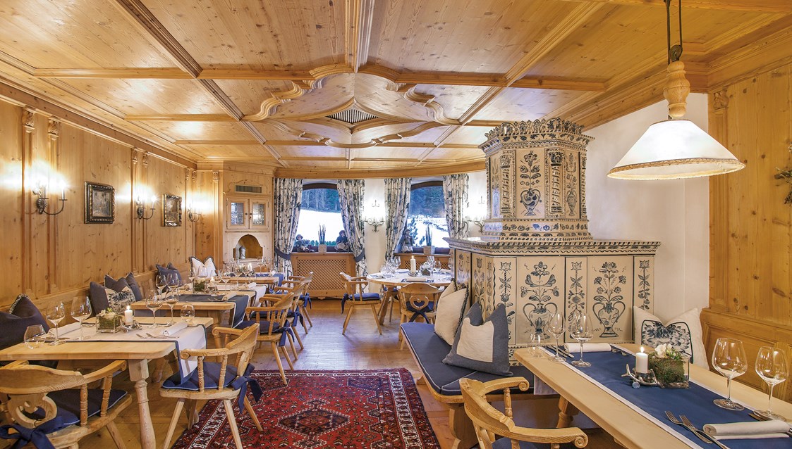 Skihotel: Restaurant "Kaminstube" - Hotel Kaiserhof*****superior