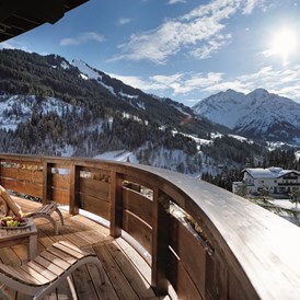 Skihotel: Ausblick vom Balkon - Travel Charme Ifen Hotel