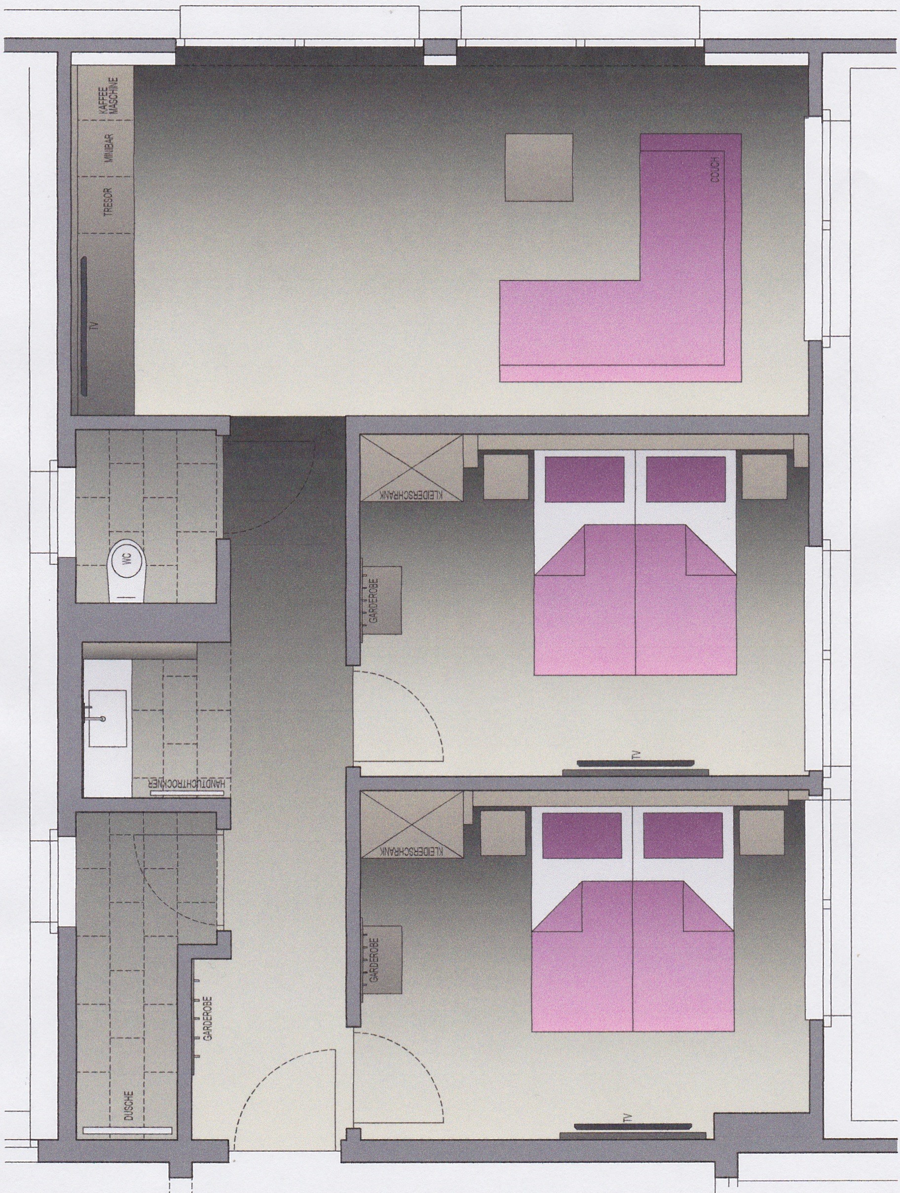 Hotel Schweiger Zimmerkategorien Suite 4 Personen