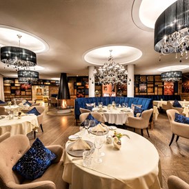 Skihotel: Panorama-Restaurant "Der Runde Saal" - Romantik Hotel Die Krone von Lech