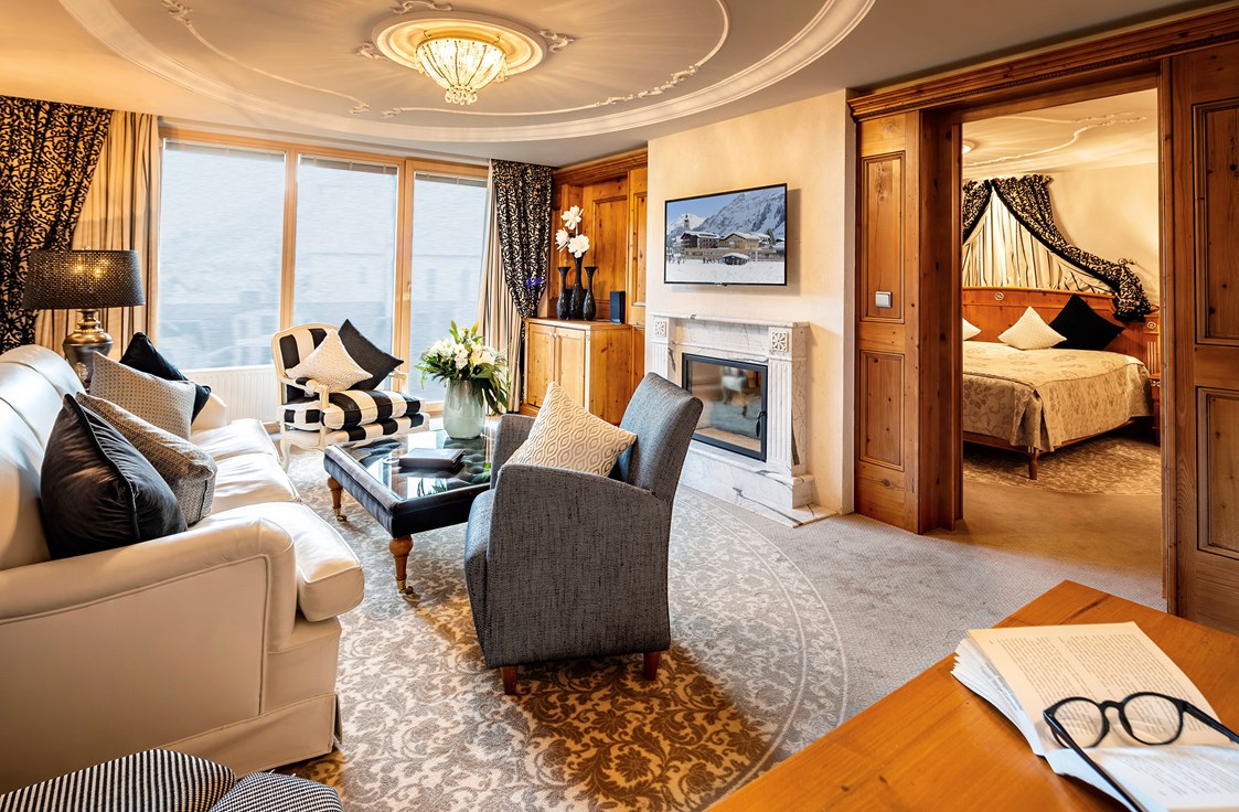 Skihotel: Wohnkomfort in komfortablen Zimmern und Suiten - Romantik Hotel Die Krone von Lech